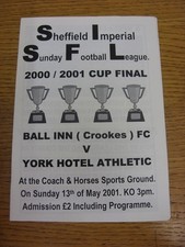 2001 sheffield imperial - 13/05/2001,