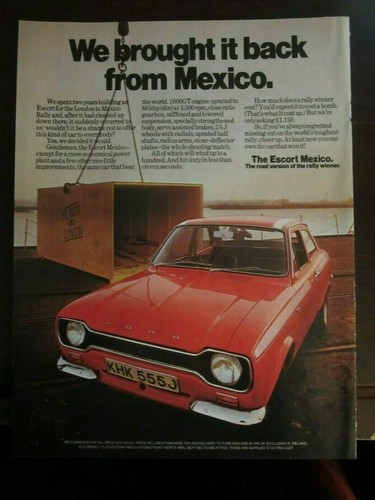 Ford escort mexico - ford, ad
