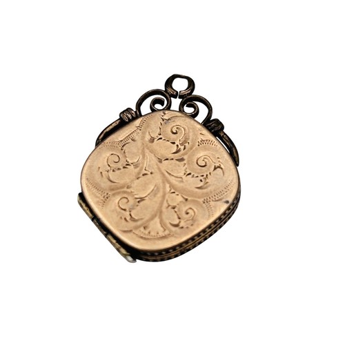 Antique gold filled engraved - gold,