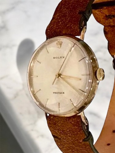 Rare 1970s rolex precision 9ct - rolex,