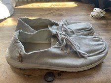 Hey Dude Grey Wendy Shoe Loafer Trainer Lightweight UK5 EU38 Worn Twice