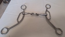 American Gagg with French Link Stainless Steel Horse Bit A Generous 5"