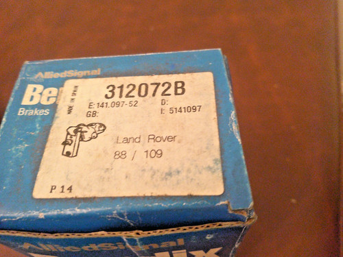 Land rover 109 - rover, bendix