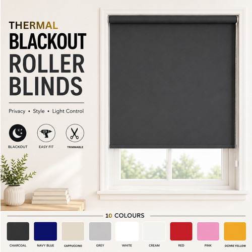 100 blackout roller blinds - roller,