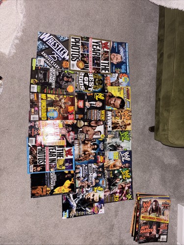 Vintage wwe magazines - vintage,