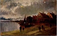 A Thames Village from Painting