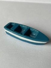 PAINTED RESIN ROW BOAT 1/76