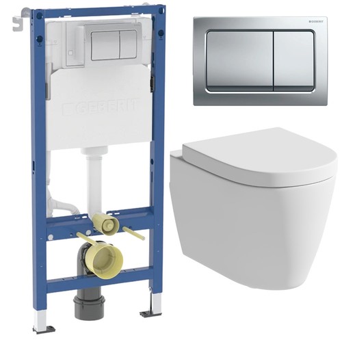 Rimless wall hung - wall, pan