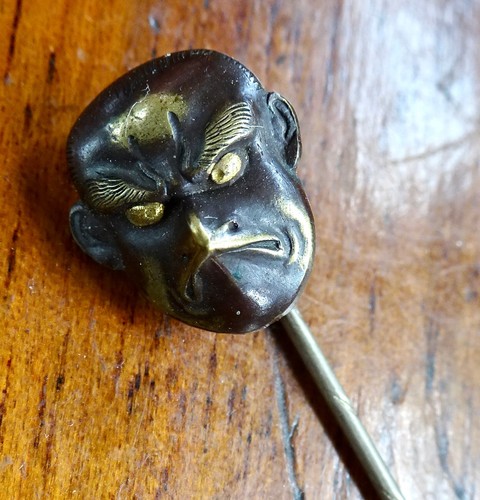 Antique 1900 japanese noh - antique, c.