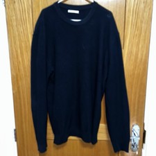 Zara Men's Blue Knit Jumper