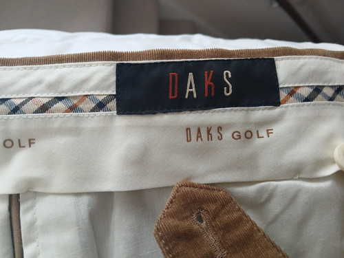 Daks golf trousers new - daks, trousers.