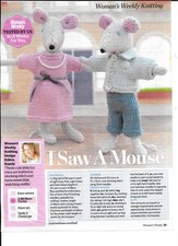 Mouse toy knitting pattern
