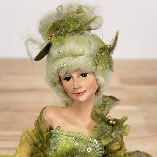 Whimsical green forest - green,