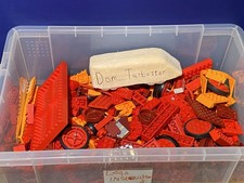 1.5kg Bulk Red Lego bricks