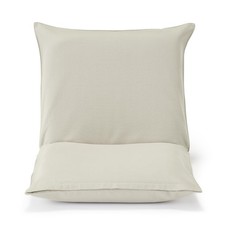 MUJI Chair, Beige, Small, Width 50 x Depth 62 x Height 44cm, Washed Cotton Canva