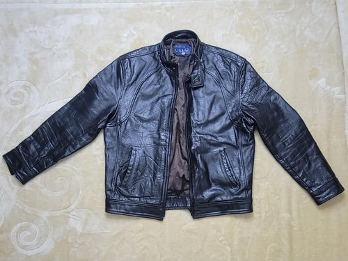 Avirex usa leather - jacket, mens