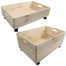 Extra Large Wooden Pine Crate
