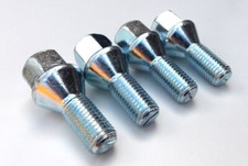 4 Wheel Nuts Lugs Fit Toyota Aygo (2005 Onwards) Steel Wheels Only (PE1148)*