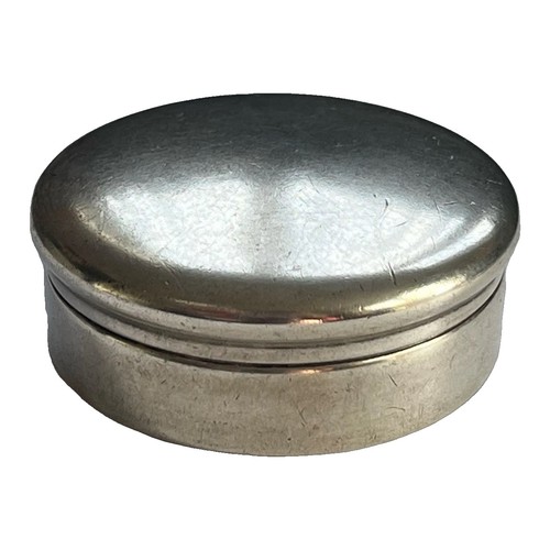 Sterling silver pill box - silver,