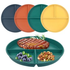 4PCS Portion Control Plates