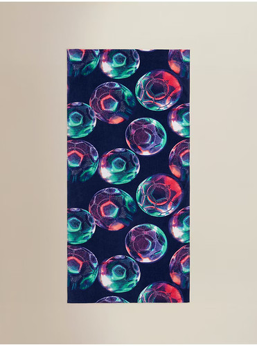 Beach towel bright football - towel,,