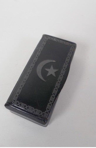 Papier mache snuff box 19th - ,