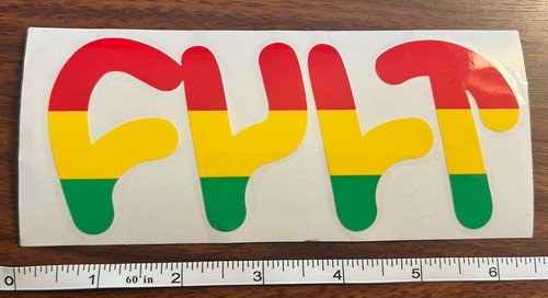 Cult bmx sticker 2 - cult,