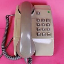 Retro Grey British Telecom STATESMAN BT 9040R Telephone 1980s Vintage Phone Wrkn