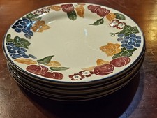 6x Staffordshire Tableware Chianti dinner plates 
