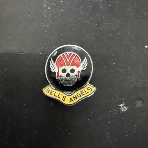 Vintage hells angels enamel - angels,