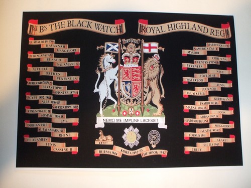 The black watch royal highland - black,