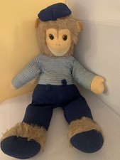 Vintage sailor monkey doll - vintage,