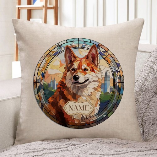 Personalised akita cushion - akita,