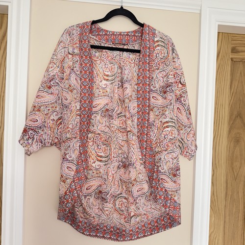 Primark orange long - long, kimono-