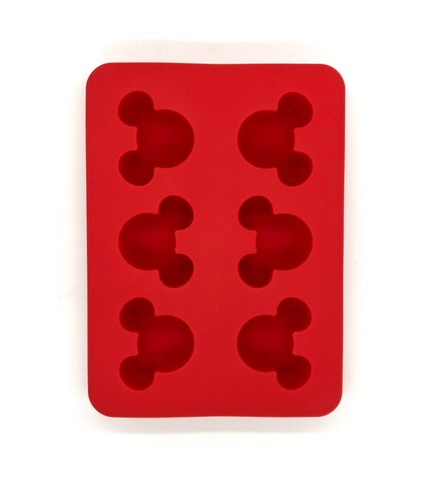 Mickey mouse head - mickey, red