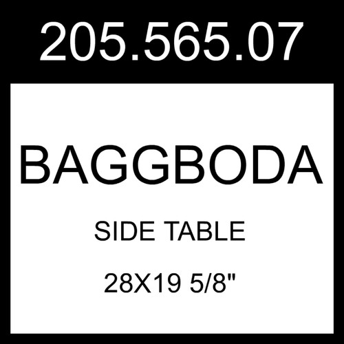 Ikea baggboda side table white - baggboda,