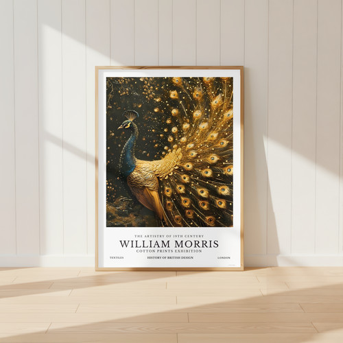 William morris peacock print - peacock,