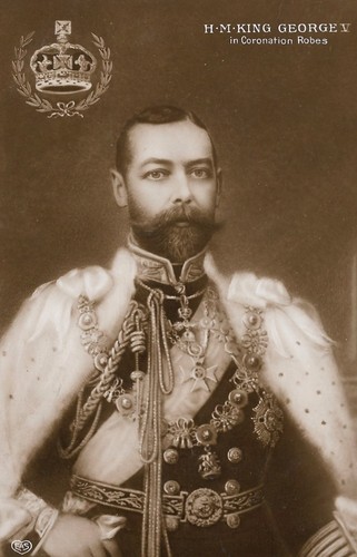 King george in coronation - hm, v