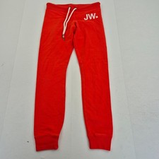 JACK WILLS Joggers 8 Orange Womens Logo Sweatpants Trousers Activewear