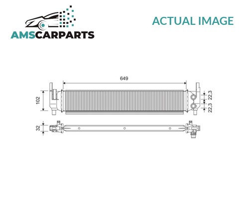 Engine cooling radiator - cooling, 701362