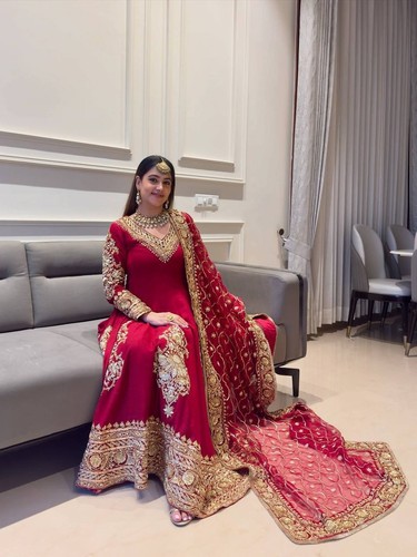 Gown pakistani salwar - gown,