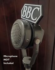 Custom BBC Flag for Vintage Turner 99 999 99C microphone Executone / Stromberg