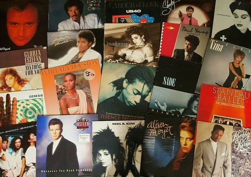 1980s vinyl albums - lp, job