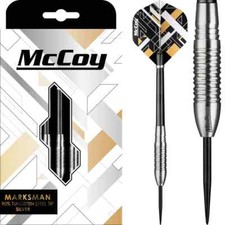 McCOY Marksman  90% Tungsten Darts Set, Natural Tungsten, 22 Gram