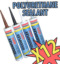 12x SOUDAL HIGH STRENGTH POLYURETHANE ADHESIVE & SEALANT KOI FISH POND 40FC