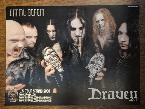Dimmu borgir draven shoes - dimmu,