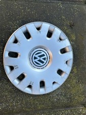 VOLKSWAGEN FOX 14" WHEEL TRIM X 1 HUB CAP GENUINE VW  6Q0601147L CLIP ON TYPE