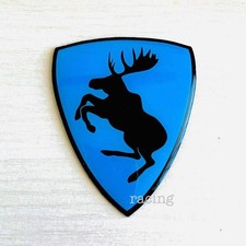 Volvo Jumping Elk Blue Magnet