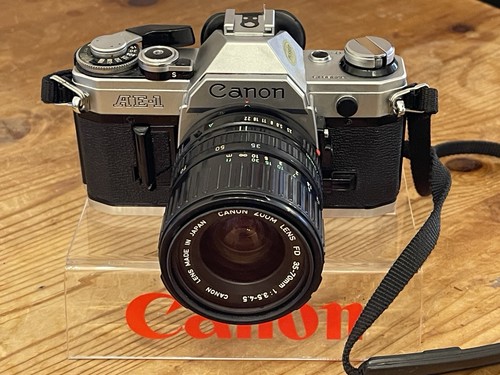Canon with 35 - ae-1,