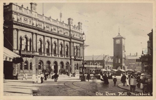 Blackburn town hall old - hall,